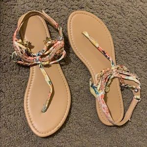 Cute summer colored sandals!